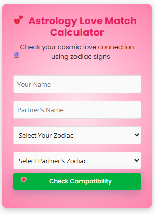 Astro Love Calculator