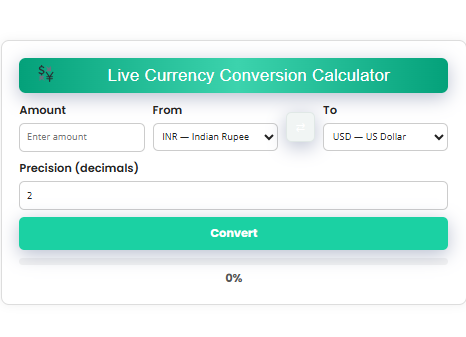 Currency Conversion Calculator