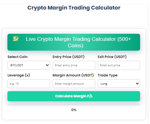 Crypto Margin Trading Calculator