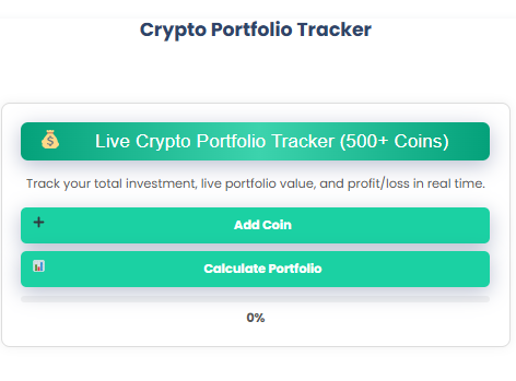 Crypto Portfolio Tracker