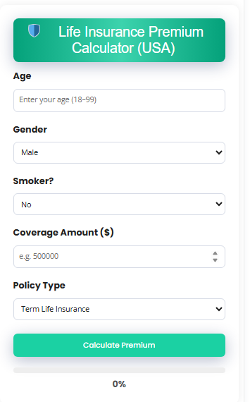 Life Insurance Premium Calculator