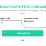 Blood Alcohol (BAC) Calculator