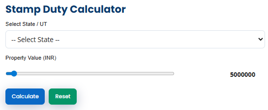 Stamp Duty Calculator