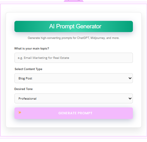 AI Prompt Generator